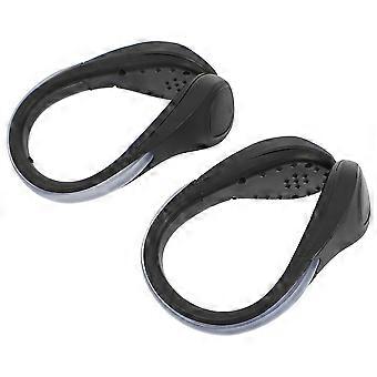 Blue Shoe Clip Light for Night Running with 2Pcs Colorful LED Warning Lamps