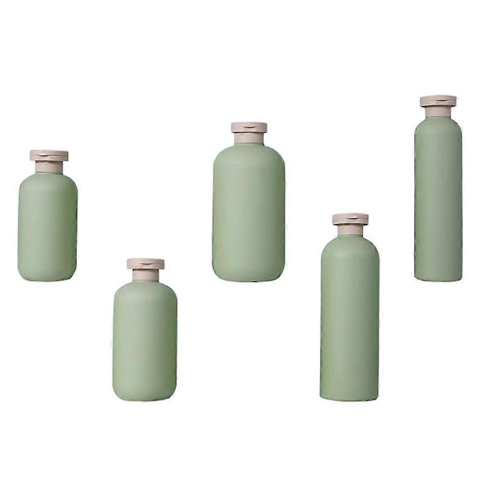5pcs Simple Style Shampoo Sub Bottles Sub Containers Lotion Sub Bottles