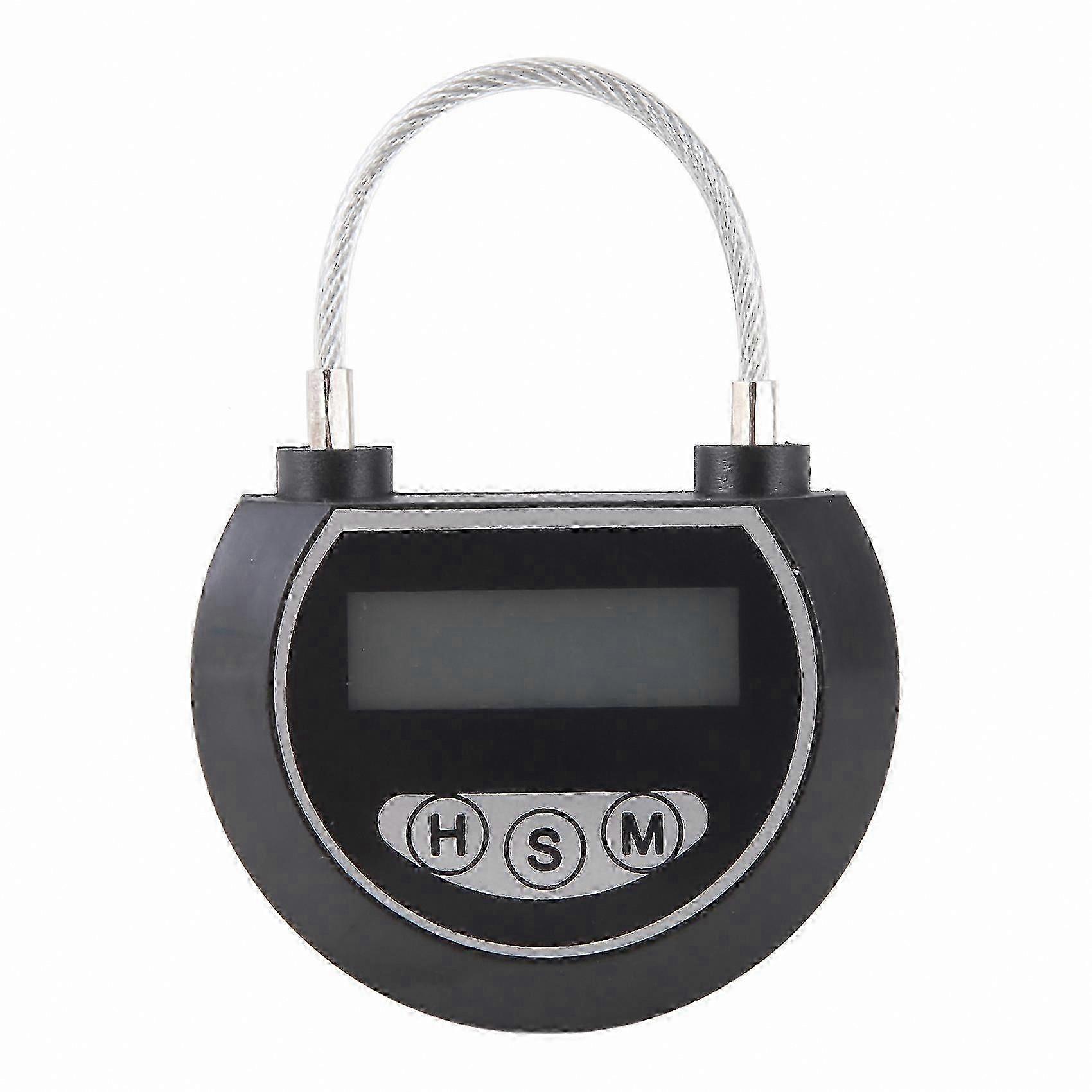 Electronic Time Lock Container for Toys, Multi-Function Timer Lock Bin, Black