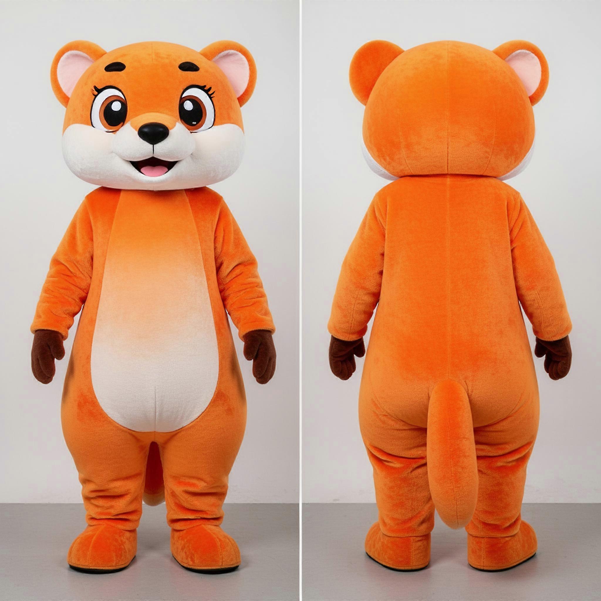MASTICOT Caramel Cartoon Ferret Mascot