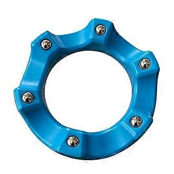 Cleaning Polishing Bowling Ball Spinner Stand, 360 Degree Rotating Holder - blue