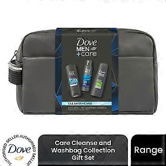 Dove Men+Care Cleanse+Care Washbag Gift Set 3 piece, Choose your pack 1,2,3 or 4