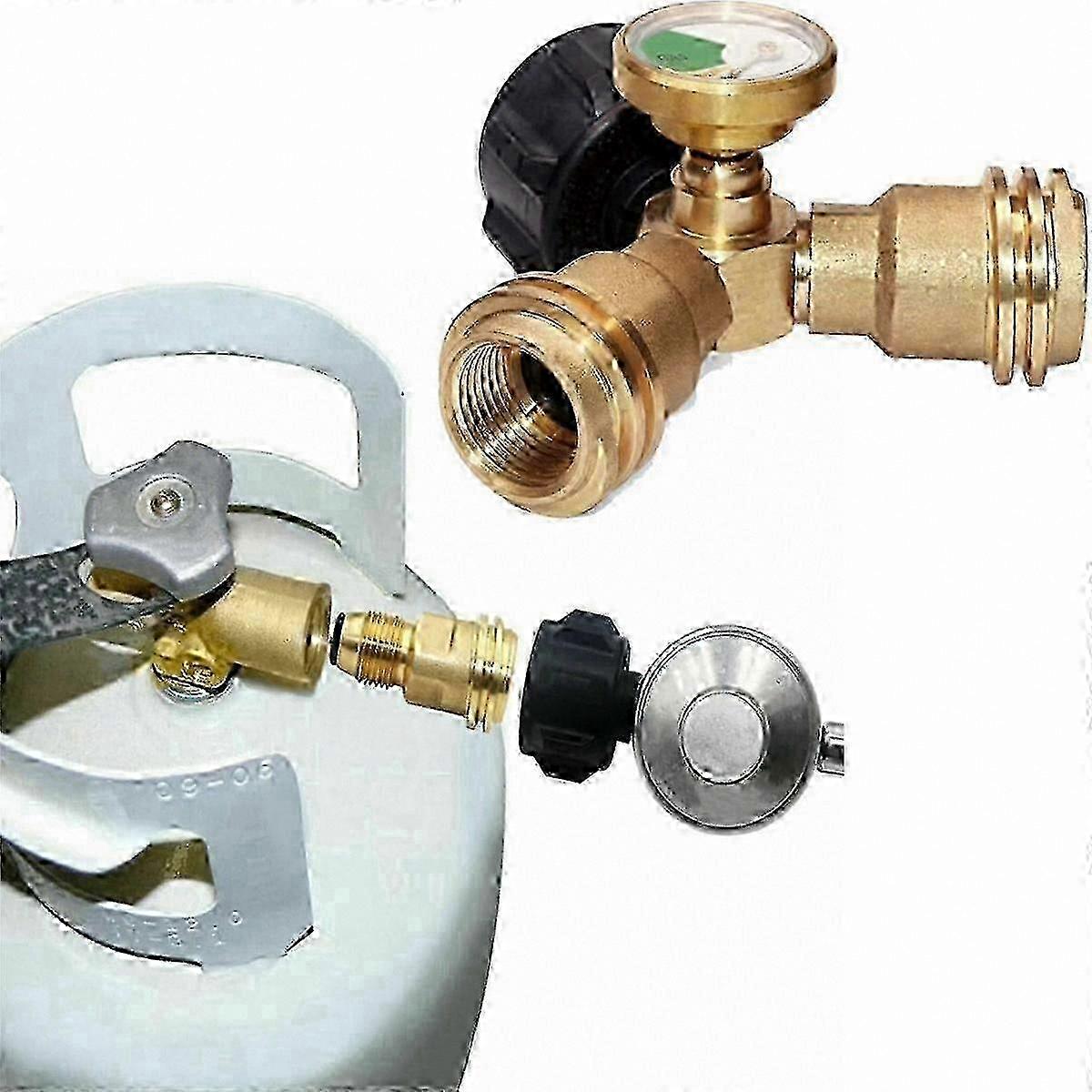 Brass POL to QCC1 Propane Adapter