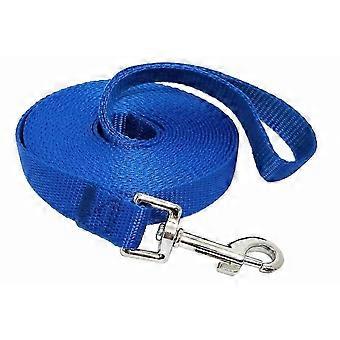 Nylon Training Hundeleine für kleine mittelgroße Hunde, 10Ft 15Ft 20Ft 30Ft lange Leine Hund / Welpe Blei-Blau 4,5M * 2,5Cm