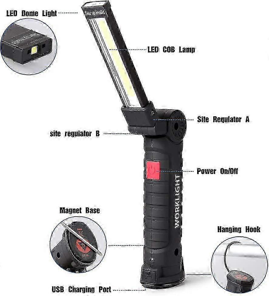 Led Torch Rechargeable Inspection Lamp,0357