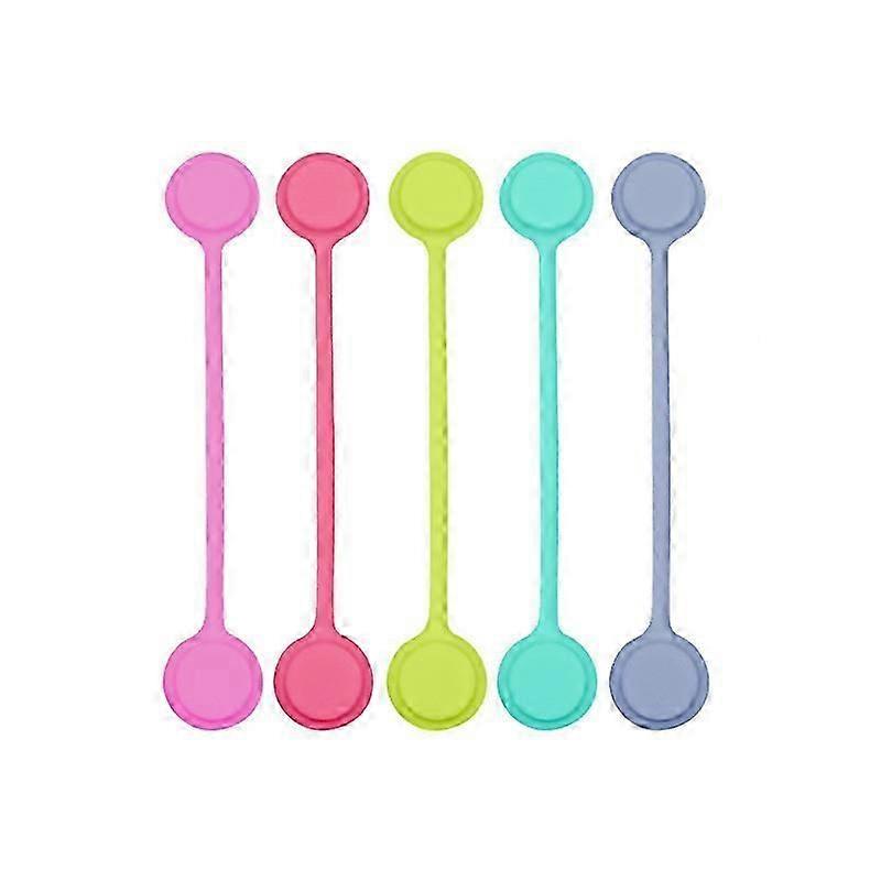 Reusable Magnetic Cable Ties, Multipurpose Silicone Magnet Zip