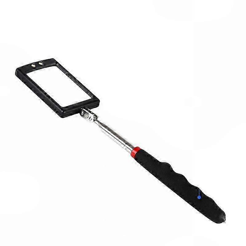 Lighted Telescoping Inspection Mirror with Extendable Handle