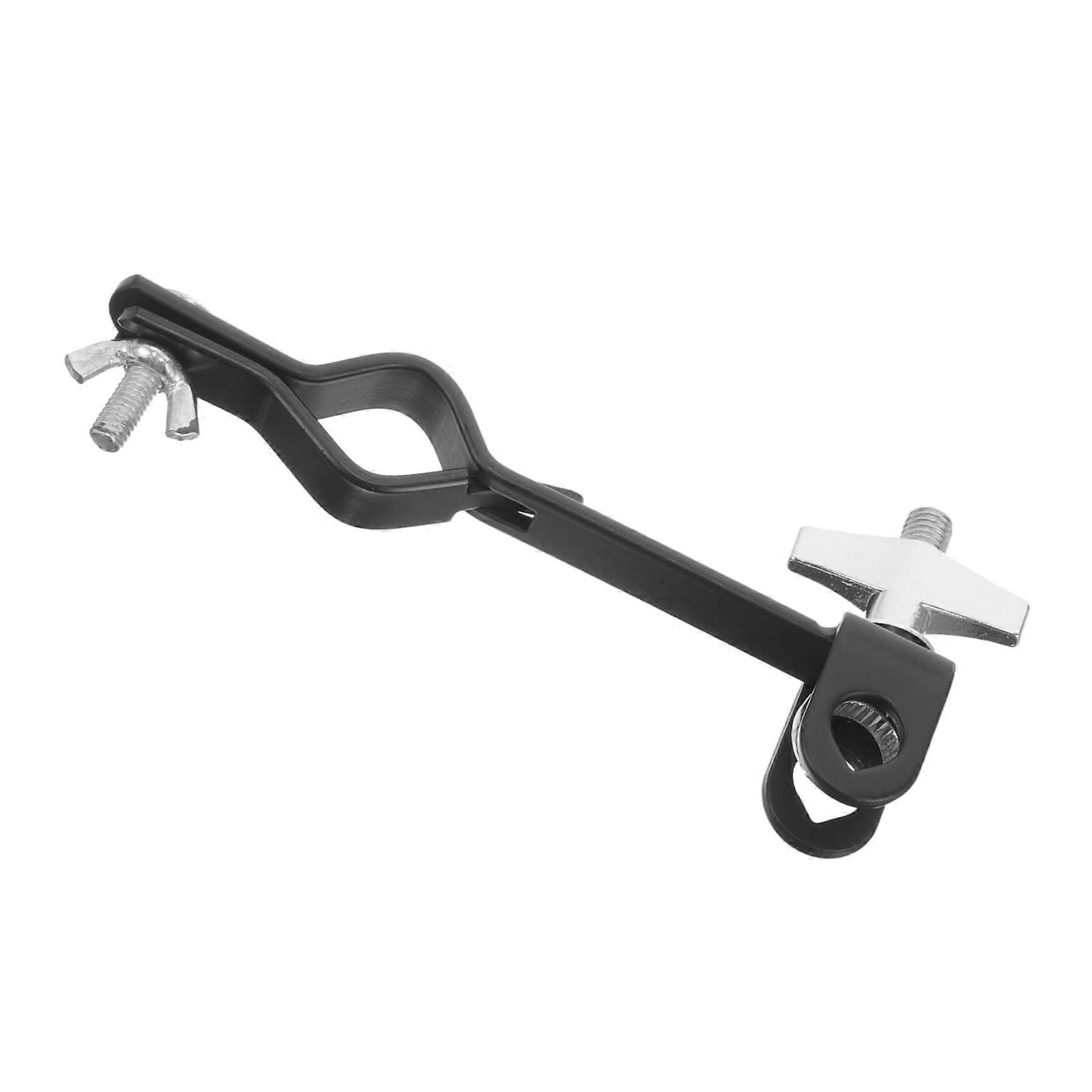 Cowbell Mounting Bracket Clamp for Drum Kit with Secure Position and Quick Angle Adjustment
