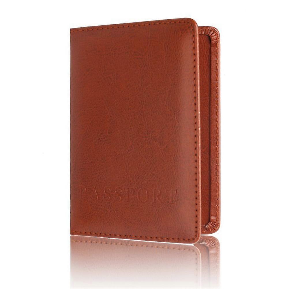 Holder for Organizing Travel Documents Multi-Functional PU Pouch