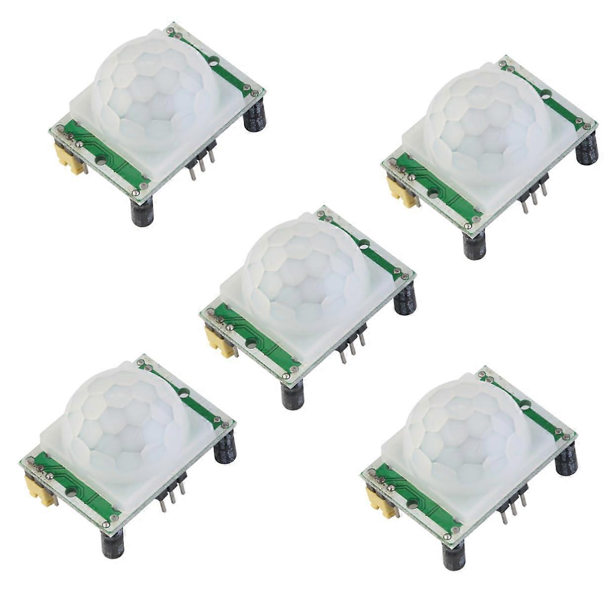 5pcs PIR Motion Sensor Module for Indoor Lighting Control, DC Low Power Human Presence Detection