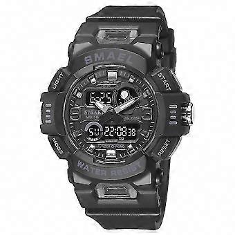 Men Sport Watch Digital Quartz LED Light Alarm Dual Time Auto Date Backlight Youth Wristwatch