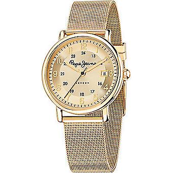 Pepe jeans charlie watch for Women Analog Quartz with stainless steel bracelet plated in gold R2353105502