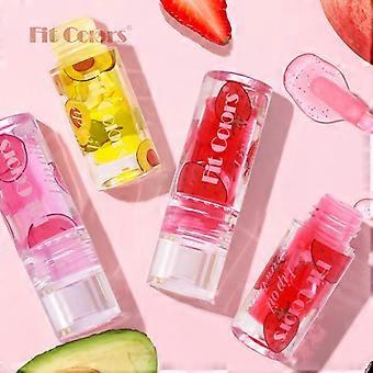 Fit Colors Frucht-Lipöl-Gloss, 3,5 ml, klarer, glänzender Finish, Farbton 01.
