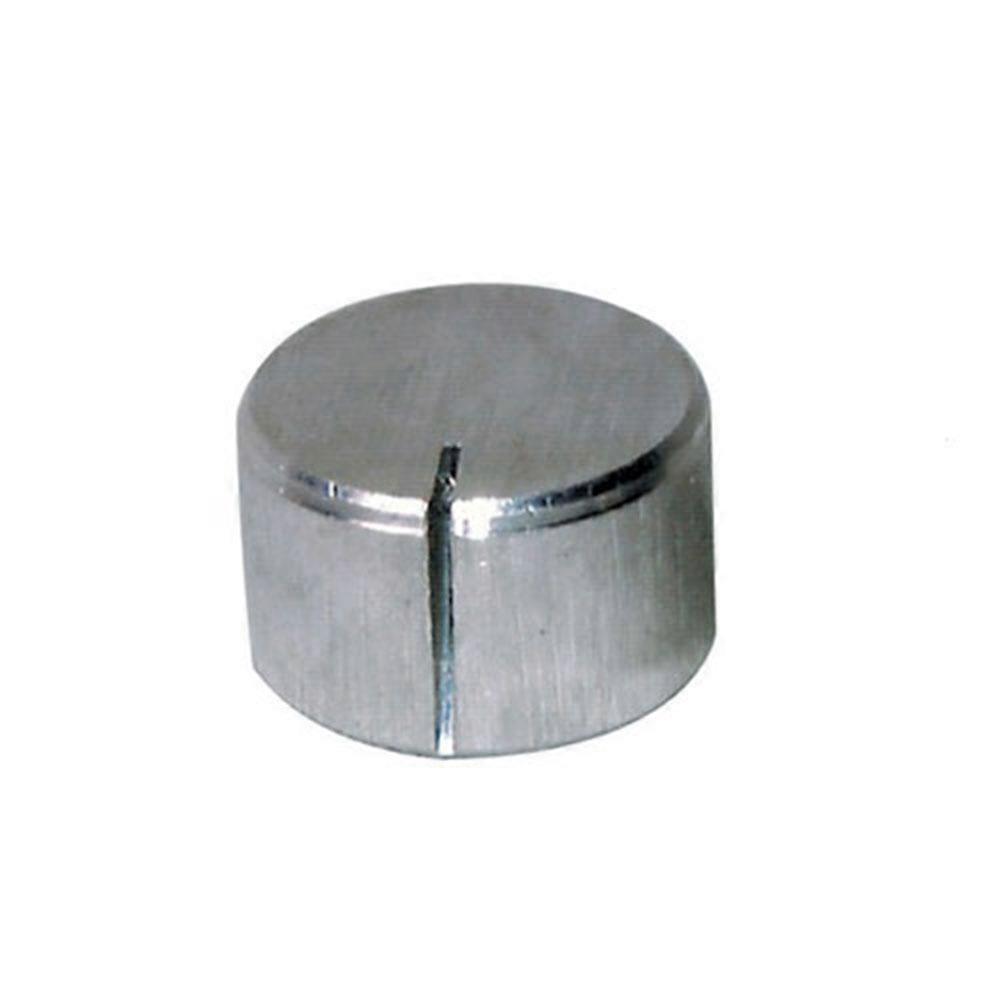 22MM High Quality and Durable Brushed Aluminium Electronics Control Knob Silver