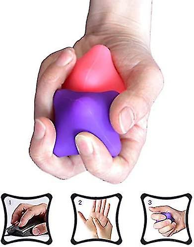 Hand Massage Exercise Therapy Balls-deep Tissue Trigger Point Self Massage Rehab Reflexology Ball Arthritis Pain Relief Workout For Hands Palm Back Fo