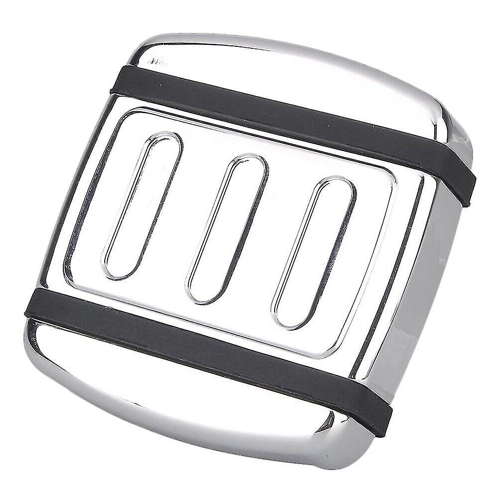 Brake Pedal Pad Cover Fit Harley Dyna Street 500 700 Xg500 Fx Softail 1993-2016. (silver)(1pcs) -e