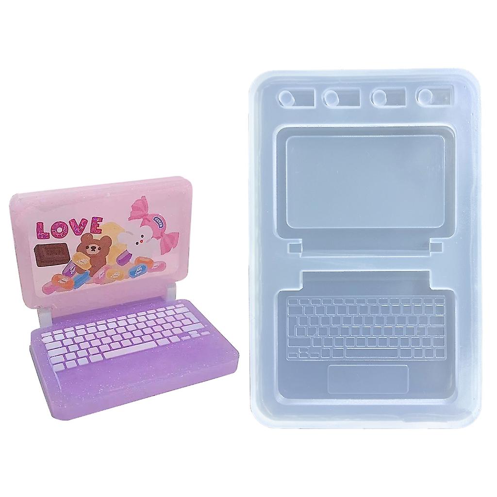 Notebook Folding Quicksand Silicone Mold Resin Shaking Cup Mold for Pendant