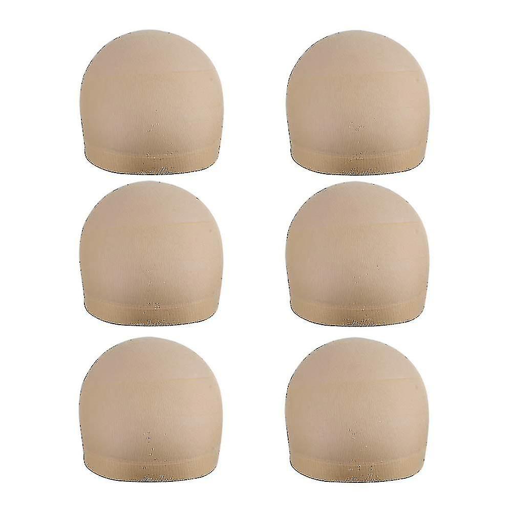 thumbnail image 1 of Gorro de peluca de fibra de bambú Gorro de peluca elástico cómodo para usar debajo de las pelucas (beige), 1 of 5