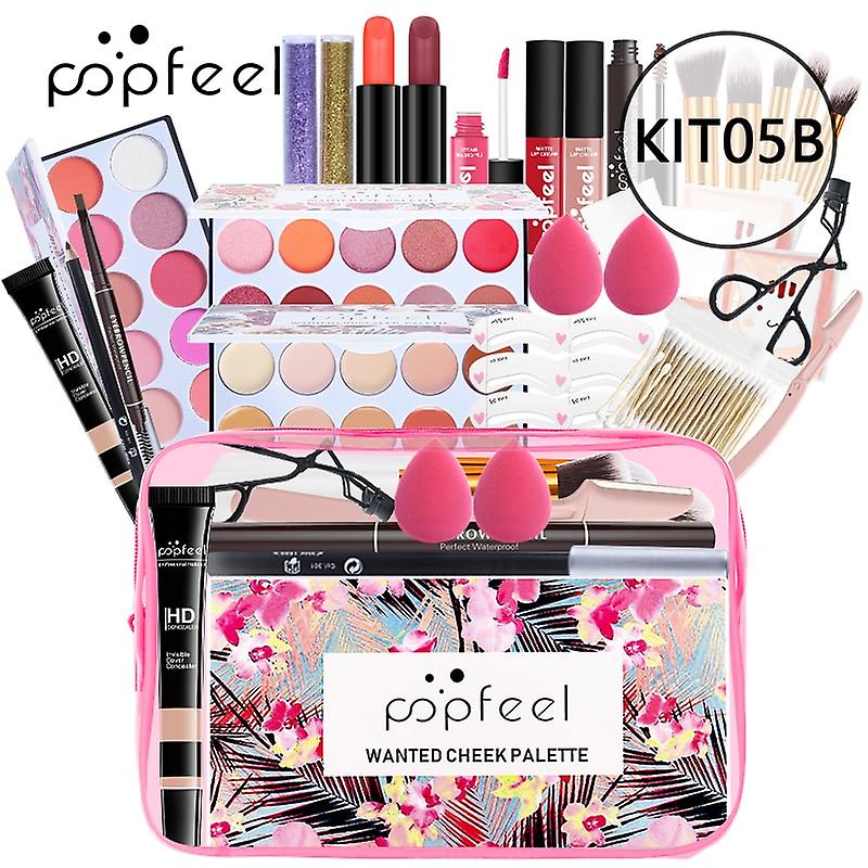 All In One Beginner Makeup Set Professional Cosmetic Kit As Gift