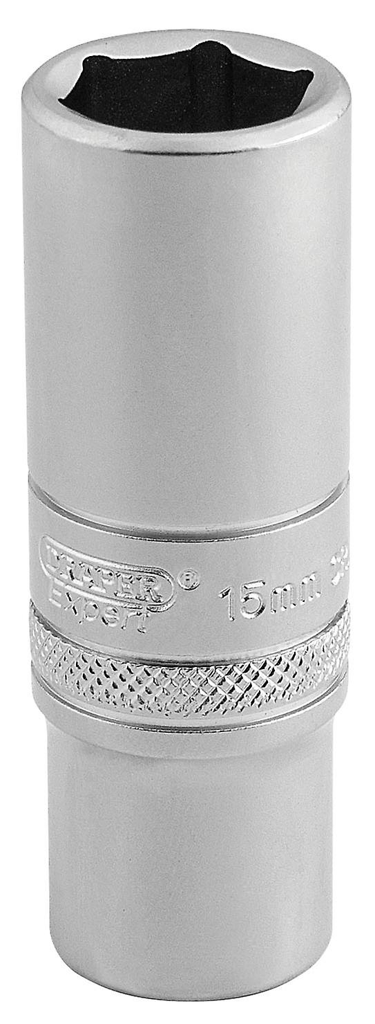 Draper 16583 15mm6Pt Deep Socket 3/8 Drive Pk