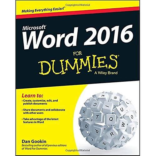 2016 la palabra For Dummies (Word for Dummies)