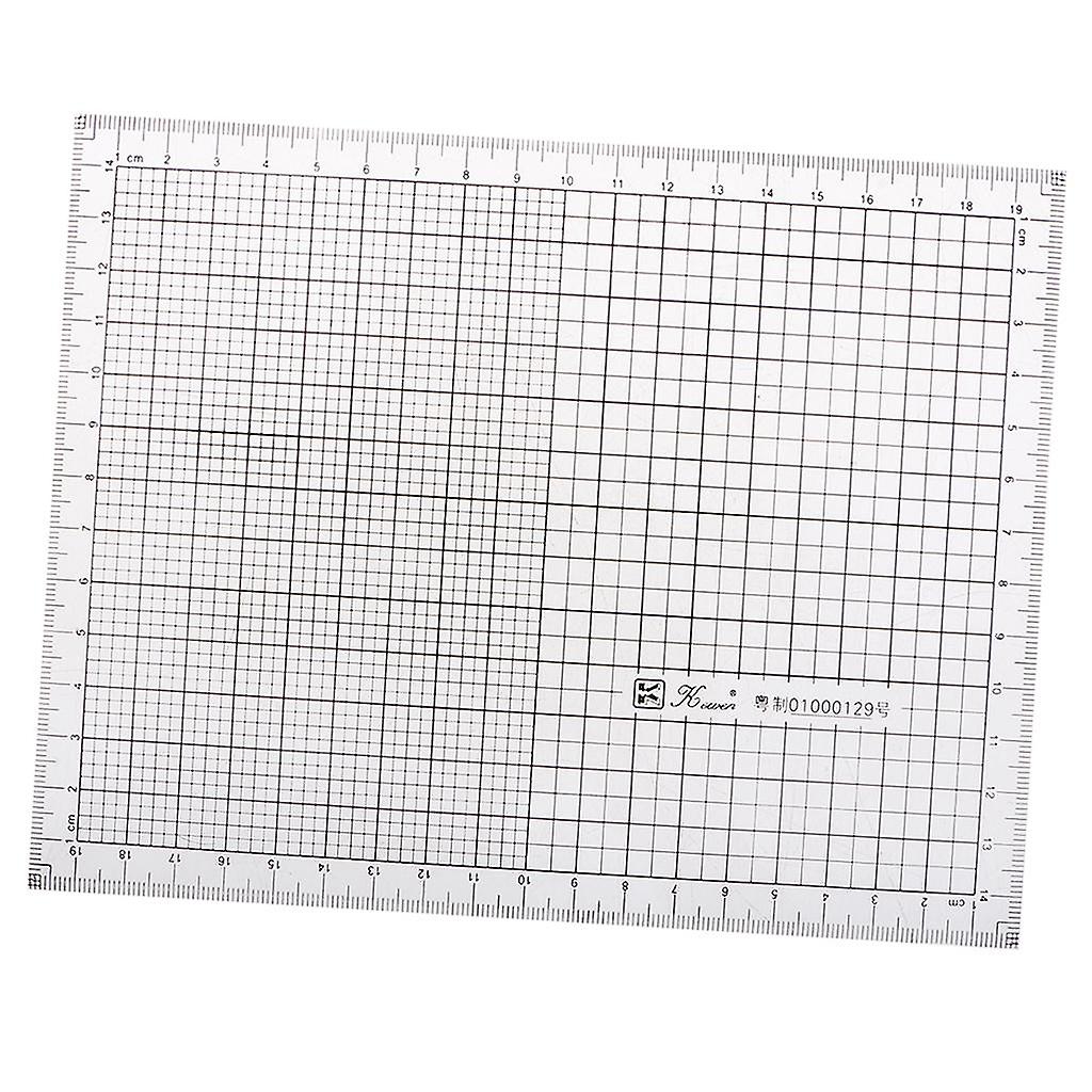 Acrylic Coordinate Ruler Graph Ruler Scale Grid Ruler for Hand Drawing