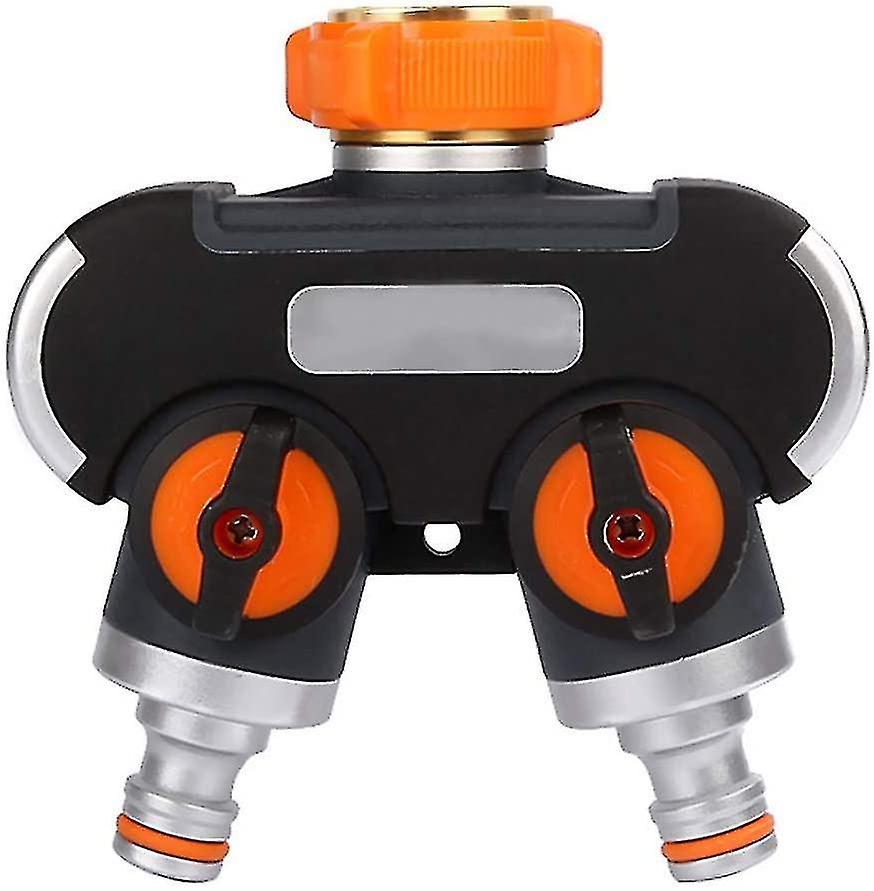 2 Way Splitter Garden Hose Splitter Adjustable And Lockable Water Flow Distributor For Garden Irriga
