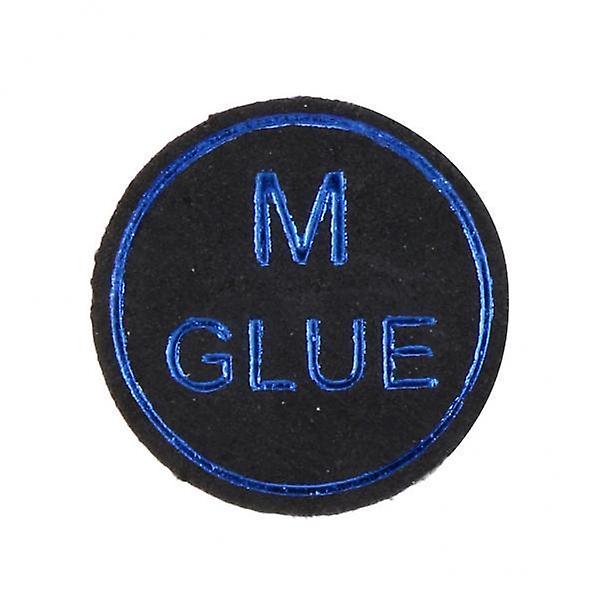 10xHochwertiges Schweinsleder Billard Pool Queue Tips Schwarz 13mm Medium