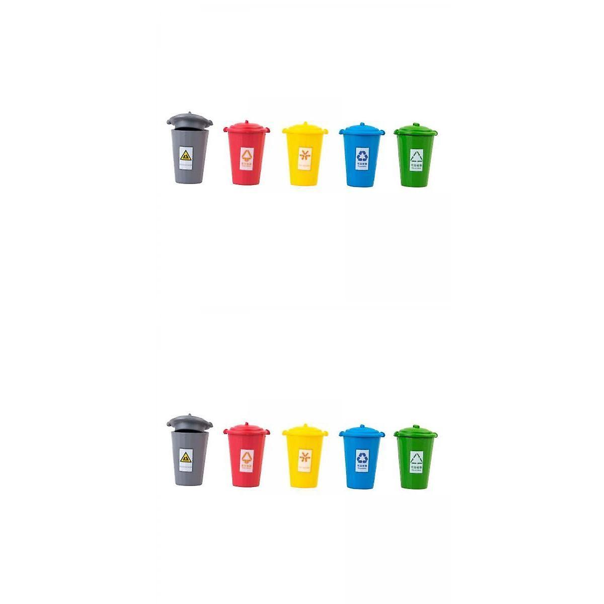 1:150 and 1/87 Small Mini Trash Can Mini Curbside Vehicle Garbage Bin