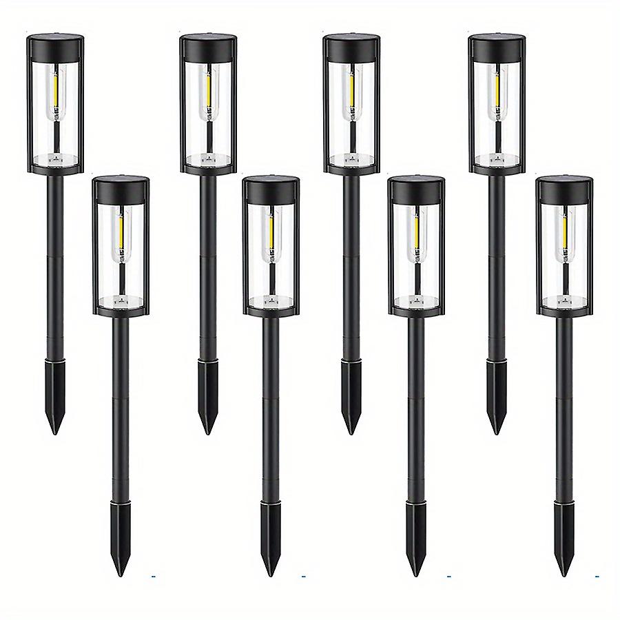 2pcs/4pcs/6pcs/8pcs Solar Pathway Lights Bright Outdoor Garden Landscape Lighting Solar Powered Auto On/off Long Lasting Solar Yard Lights For Lawn