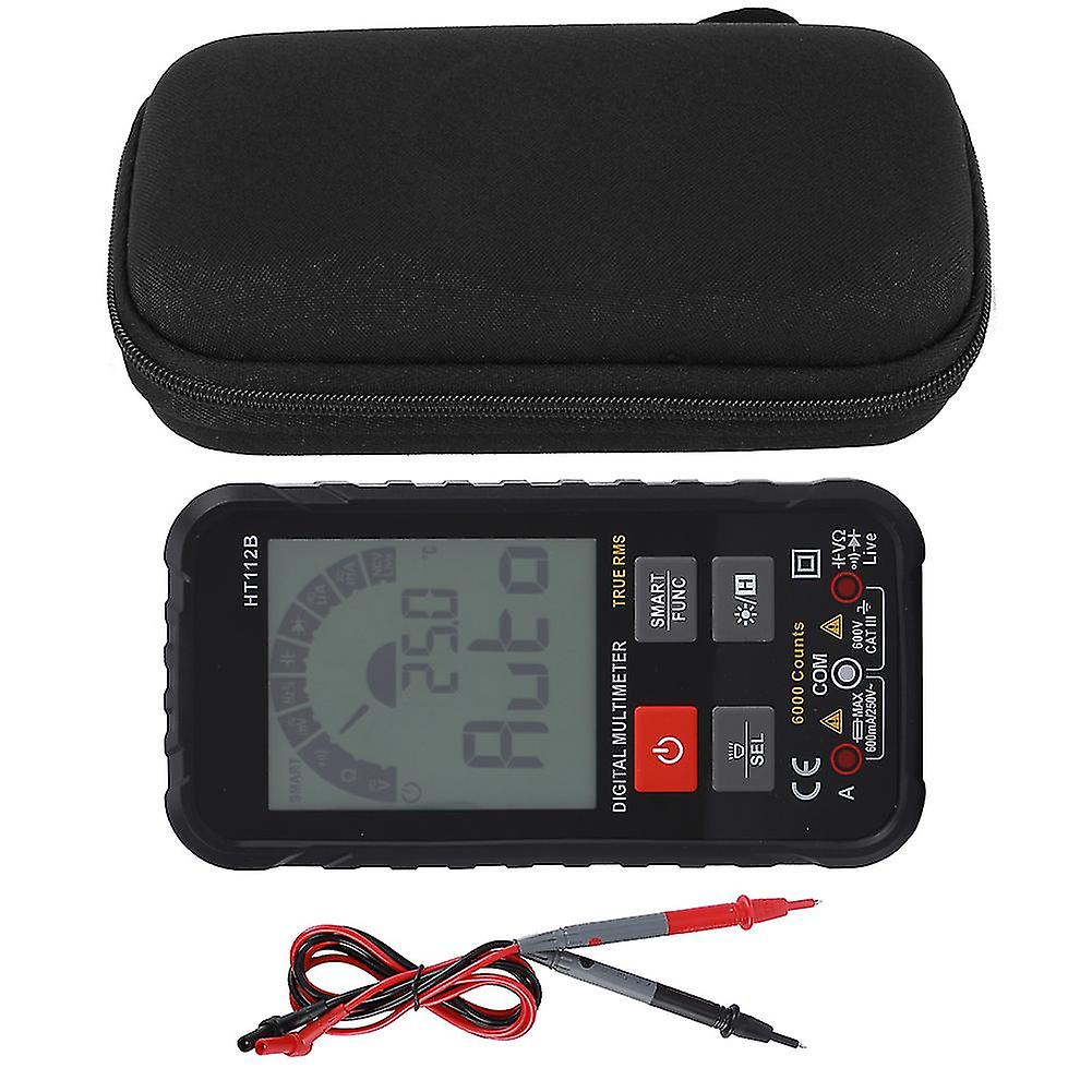 Smart Lcd Handheld Digital Multimeter Voltmeter Resistance Ncv Continuity True Rms Test