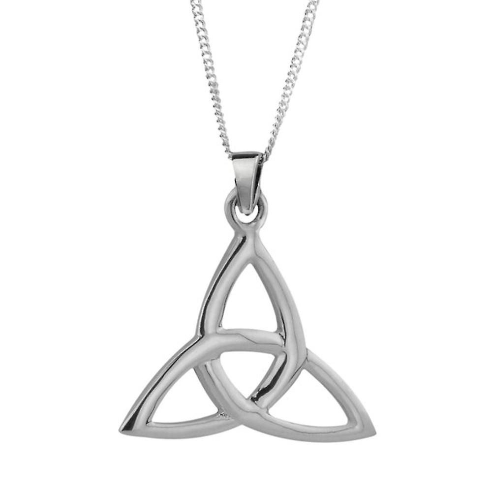 Celtic Holy Trinity Knot Necklace Pendant - Includes A 18"Chain