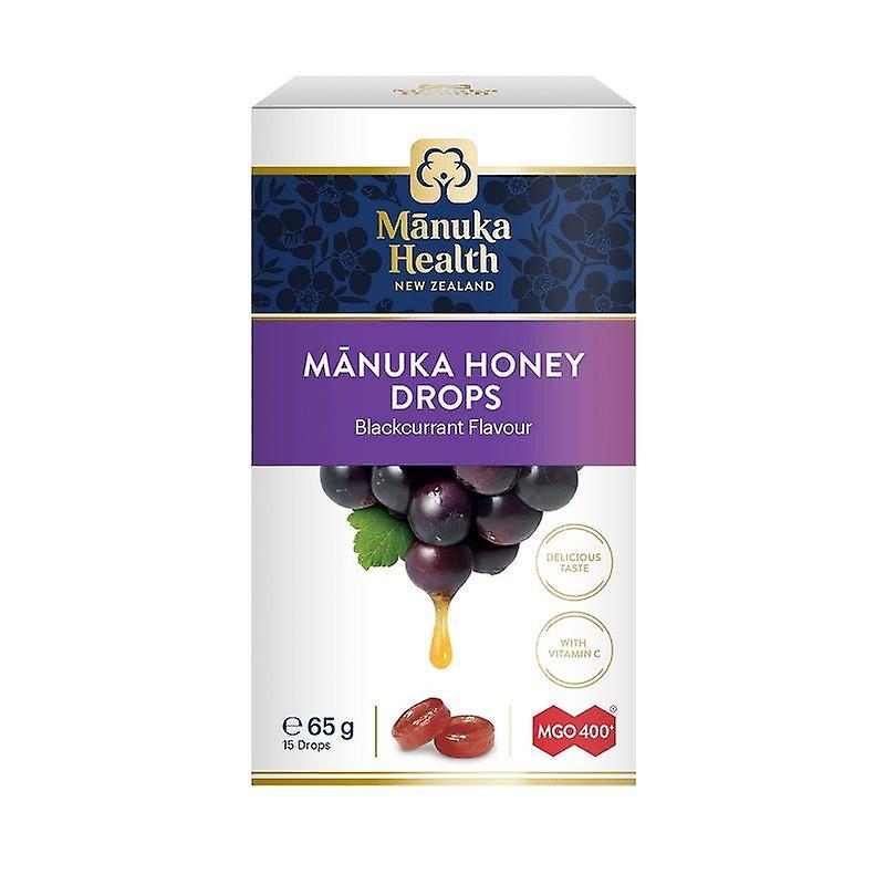 Manuka Health MGO 400+ Manuka Honey Drops with Blackcurrant 65g (MAN053)