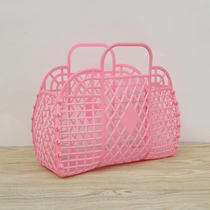 Large-capacity Bag Hollow Jelly Portable Tote Bag Reusable and Easy Clean Basket
