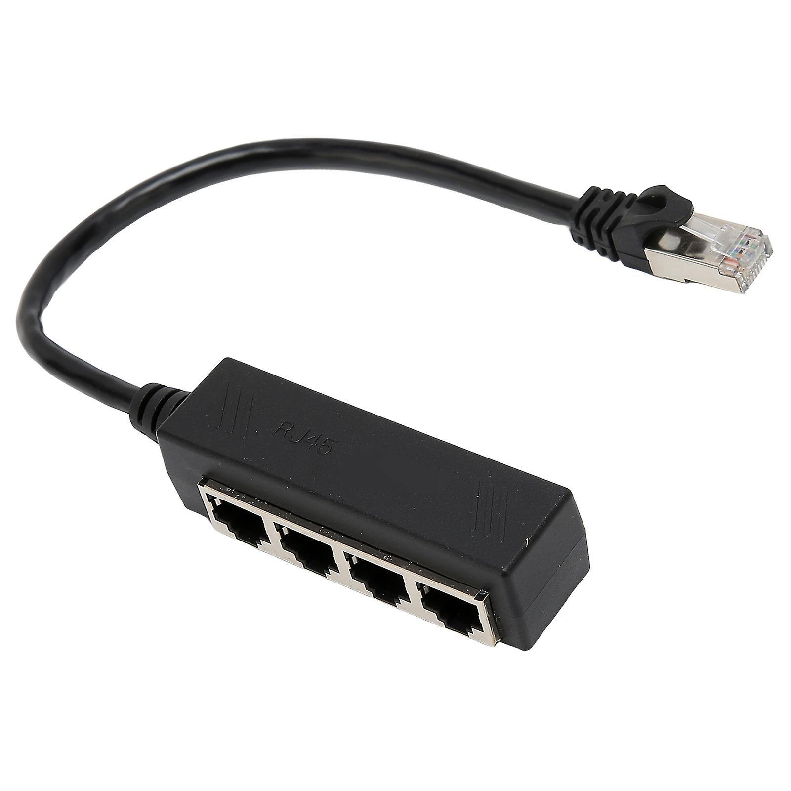 Ethernet Splitter, High Speed Transmission With Shielded RJ45 Socket, Network Enhancer For Seamless Connectivity, Conductive Circuit Ensures Smooth