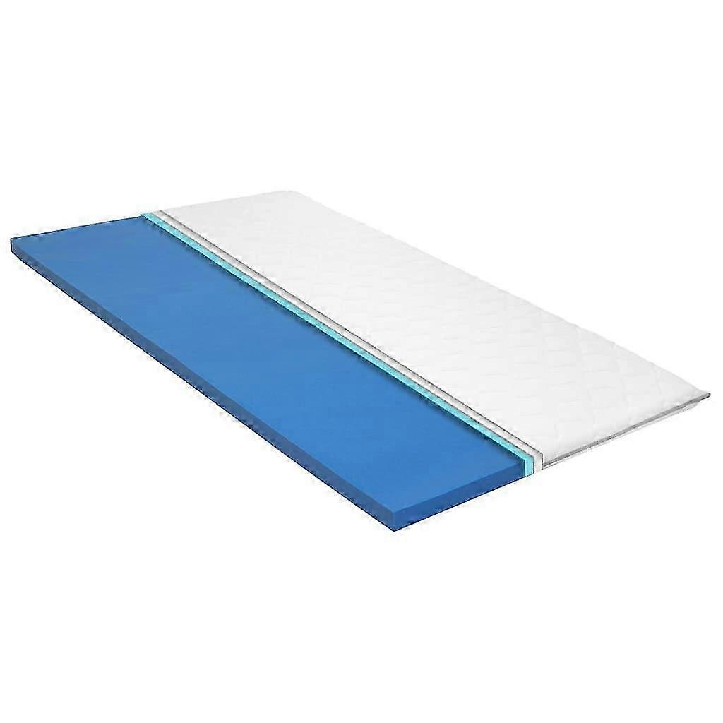 Mattress topper 160x200 cm viscoelastic memory foam 6 cm