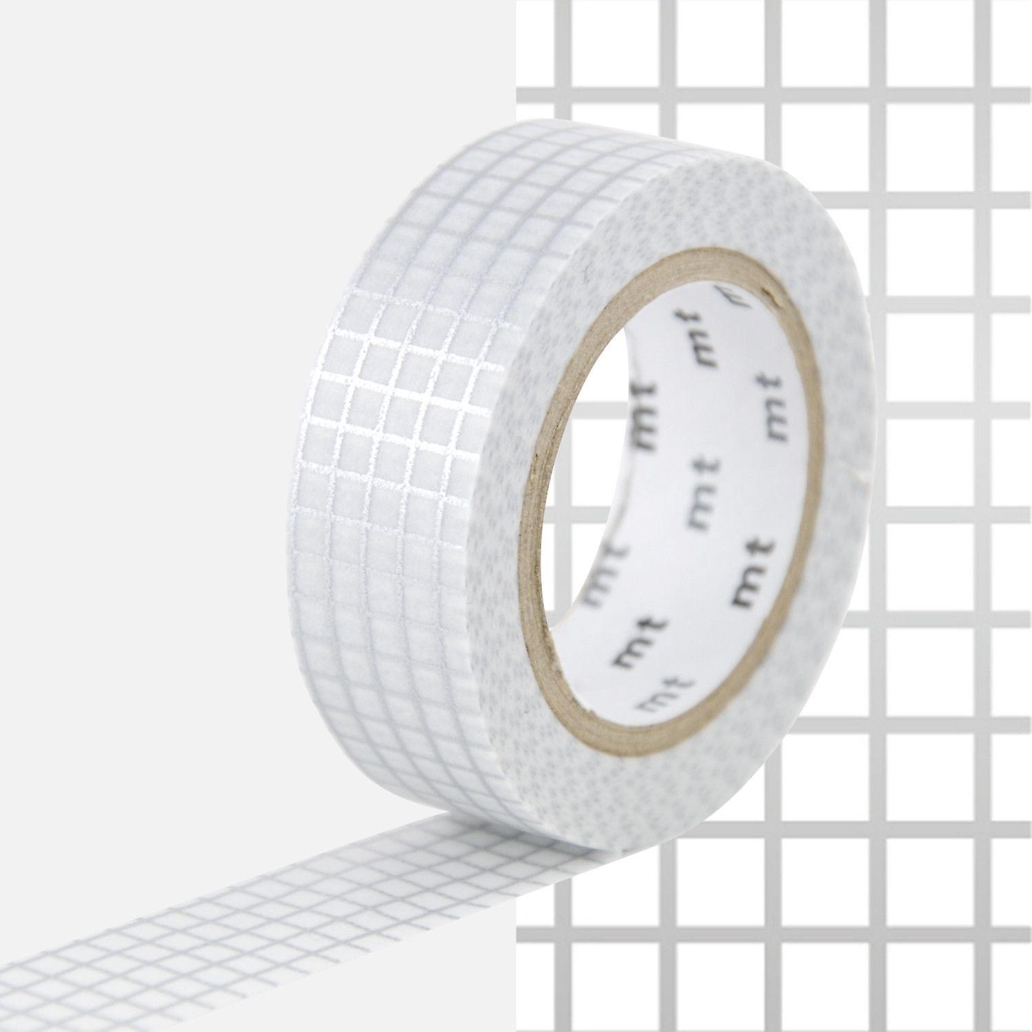 Masking tape squared - Silver - 1,5 cm x 7 m
