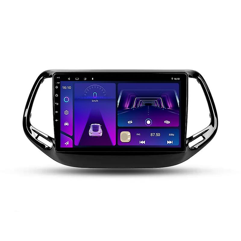 2din Android Carplay Radio Multimidia Video Player For Jeep Compass 2 MP 2016 - 2018 Navigation GPS