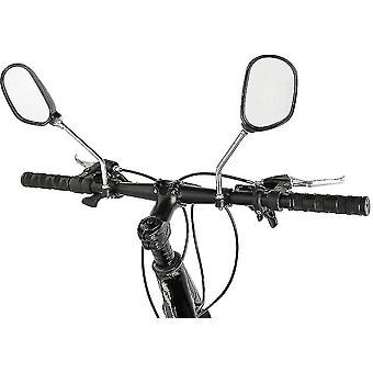 Nuovo 2 Pz Specchietto Della Bici, Specchietti Laterali Sinistro E Destro Specchietti Regolabili Girabili Su Specchio Di Vetro Montato Su Barra Per Mountain Road Bike