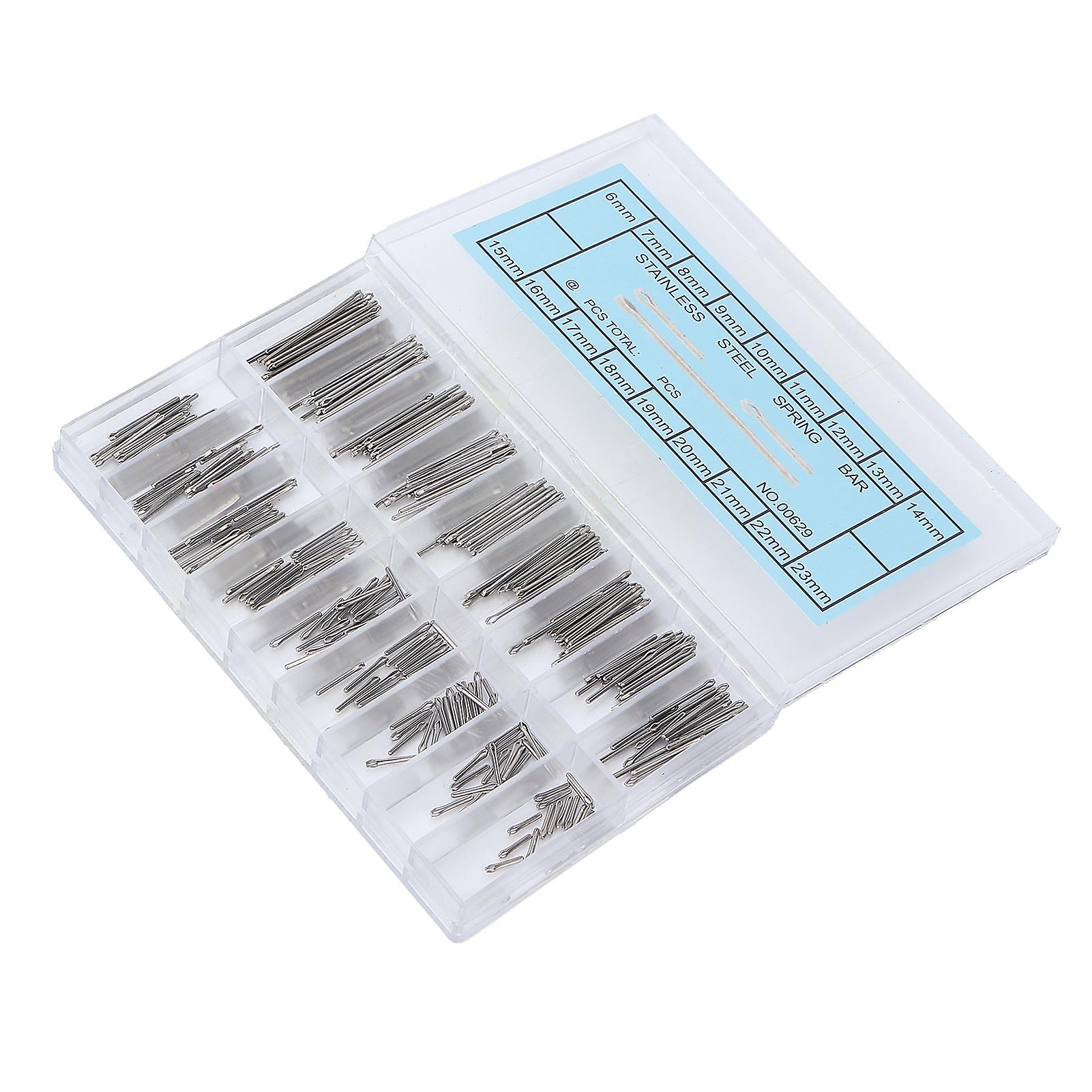 Watch Split Pins Alloy Watch Band Link Cotter Pins Spring Bars Tools in 18 Different Sizes