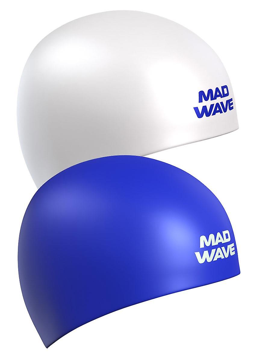Mad Wave Reverse Champion Swim Cap White / Blue - Womens