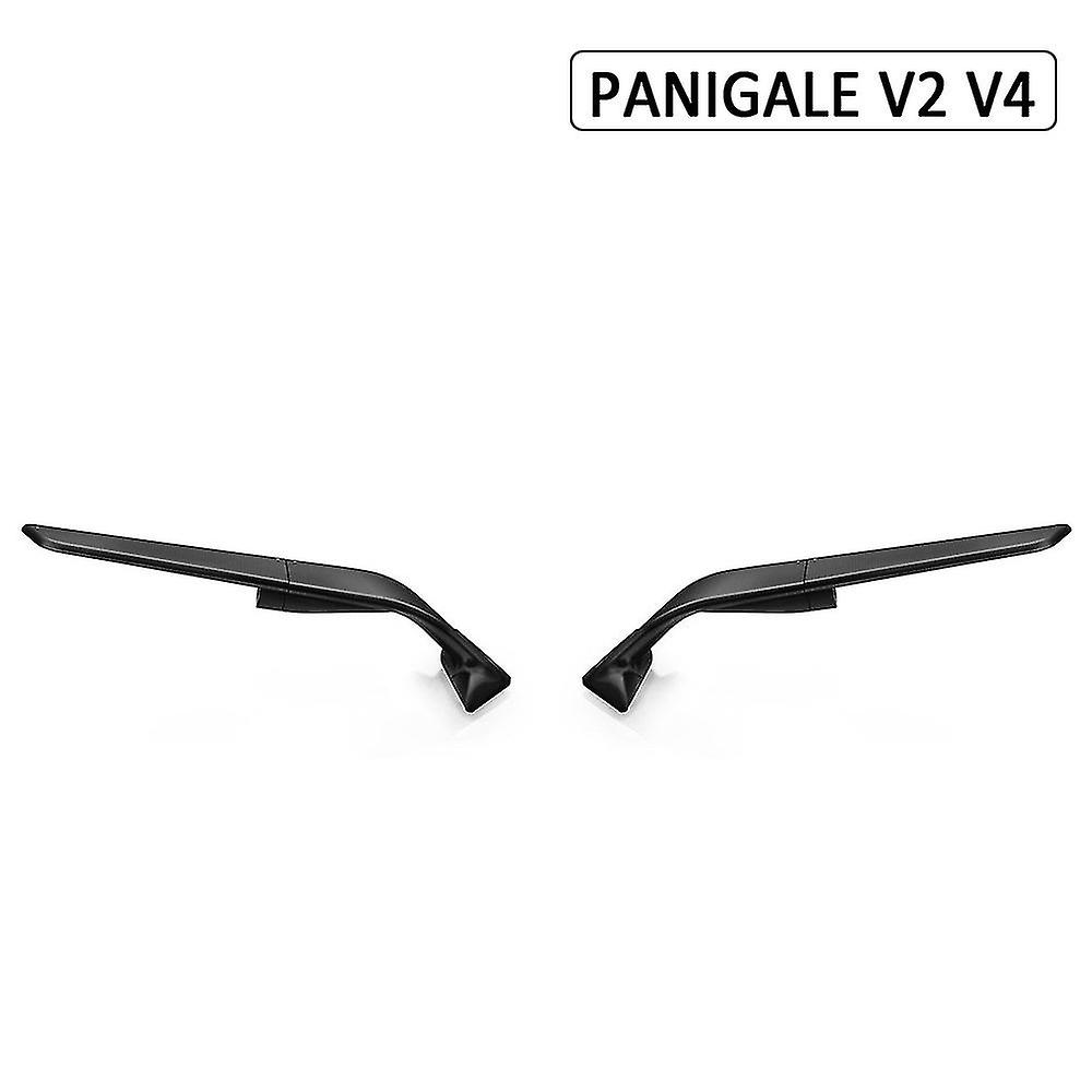 Applicabile a Ducati Panigale V2 V4 Moto Modifica Spoiler Regolabile Rotante Specchietto Retrovisore-hy Una coppia