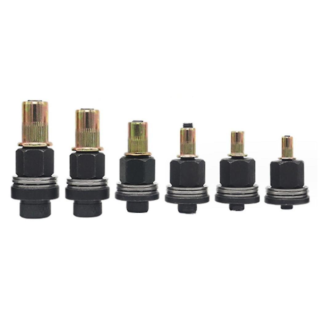 6Pcs Hand Rivet Nut Head Nuts Adapter Tool Riveter Tool Accessory for Nuts Optional Model M3-M10