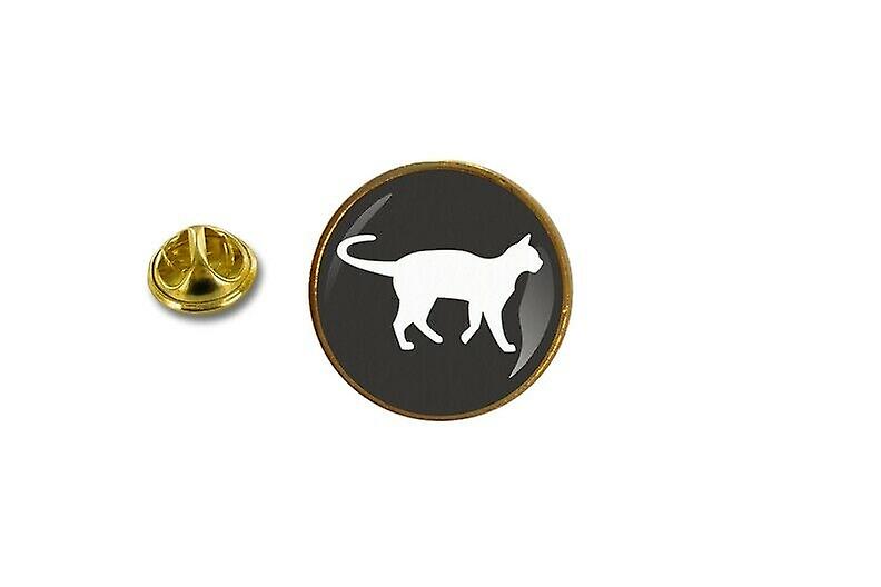 pine pine pine badge pin-apos;s metal with butterfly claw cat silhouette