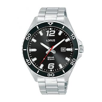 Lorus Sport Herren Analoge Herrenuhr von Solar mit Edelstahlarmband RX359AX9