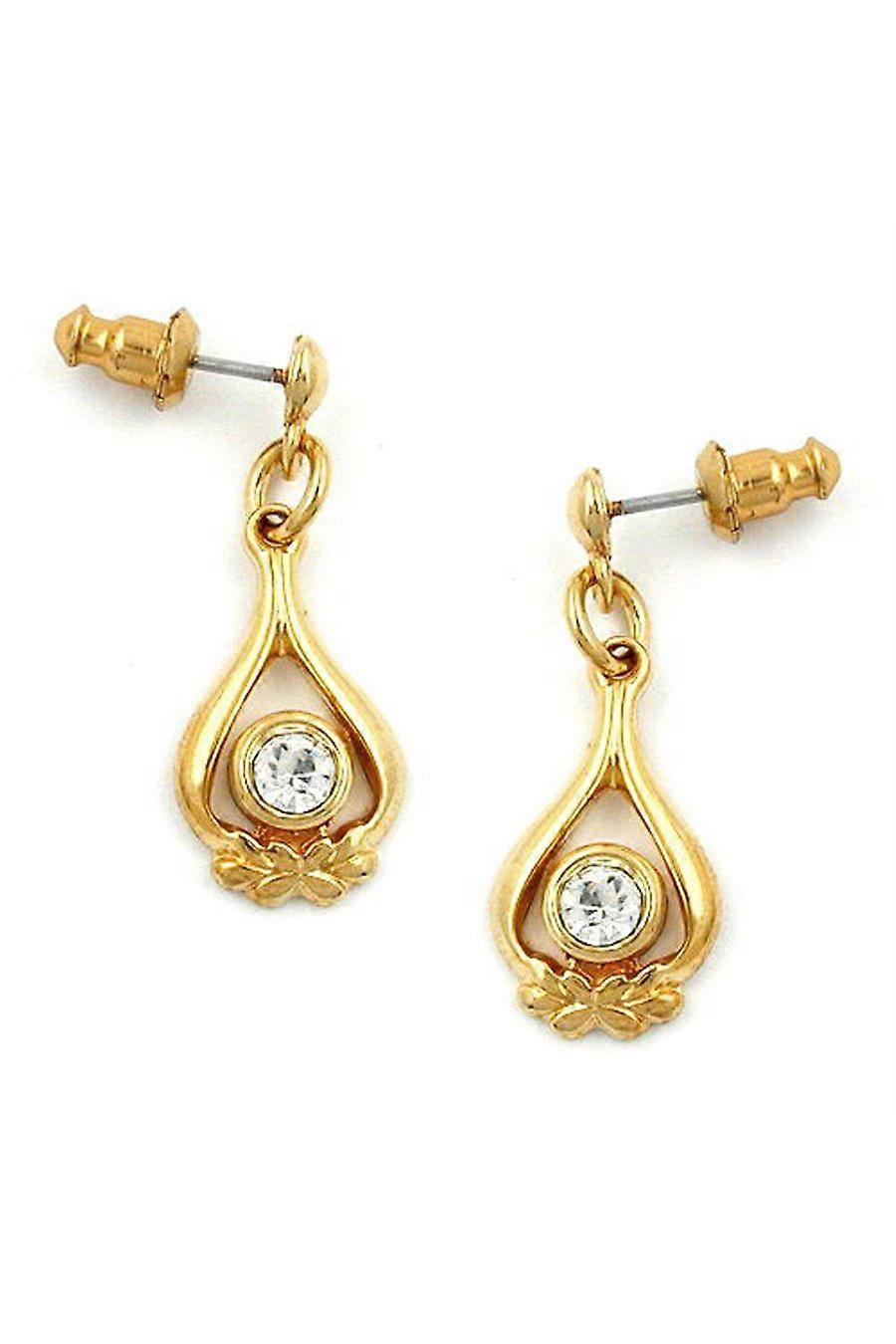 Stud Earrings Dangling Gold Coloured - Gl00894