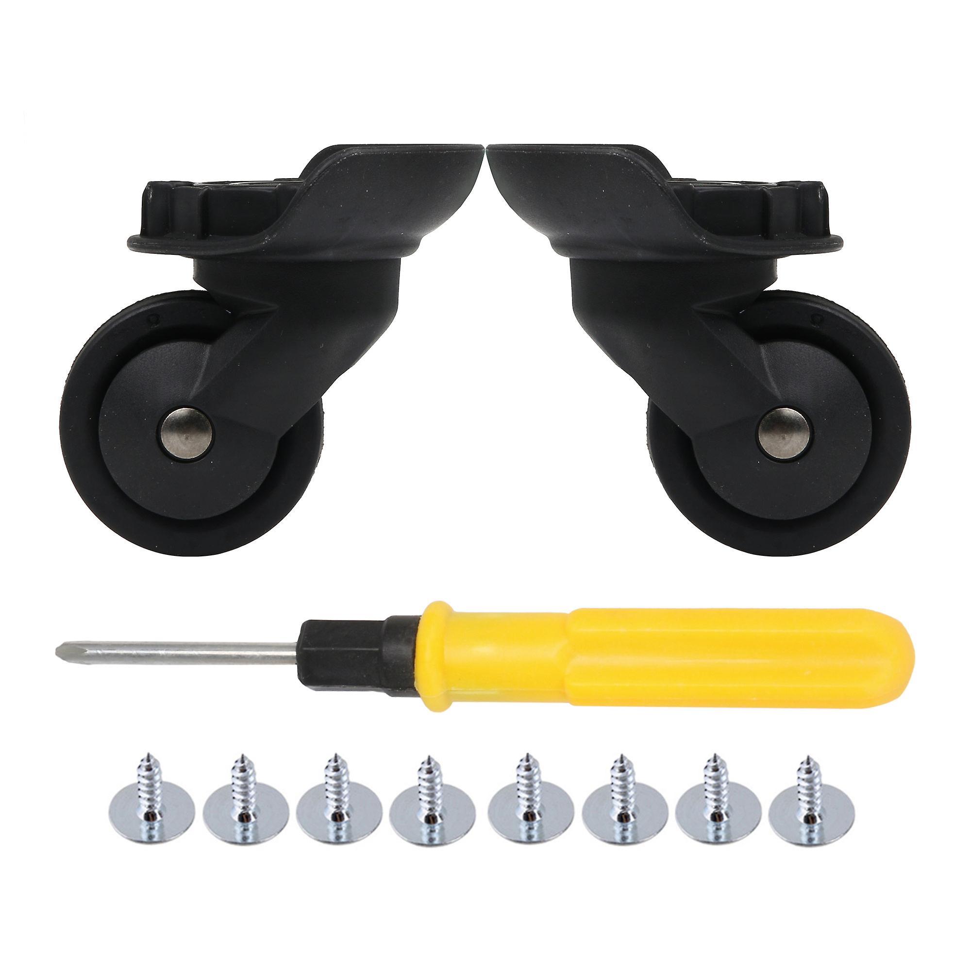 2 x Luggage Wheel Replacement Parts Suitcase Spinner Wheels W293# 4.9cm