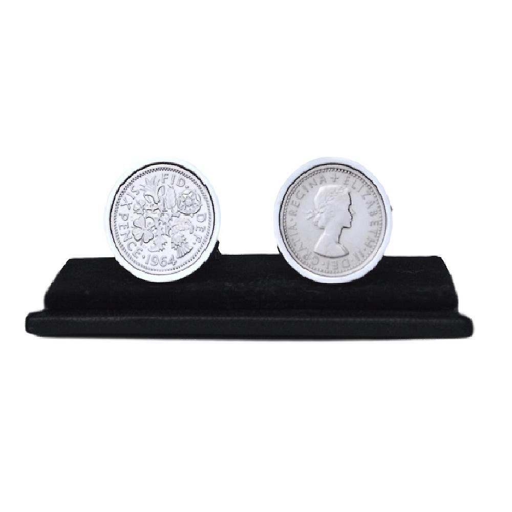 Lucky Sixpence Cufflinks | 1964