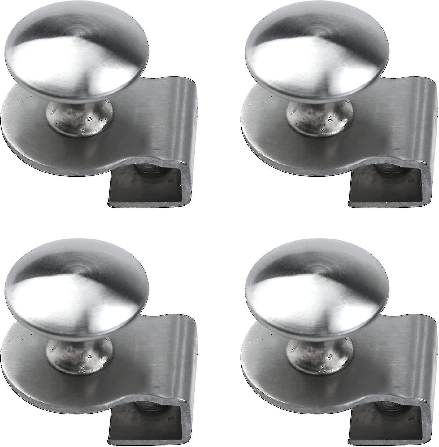 4pcs Glastür-Clip-Vitrinen-Griffe