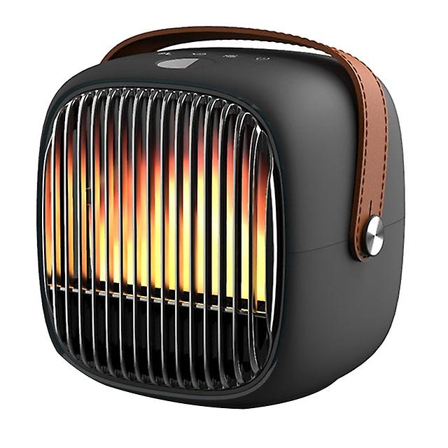 Portable Electric-air Heater Both Cold And Hot Mode Led Display Contact Control Electric Space Heater Warmer(eu Plug)